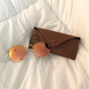 round flash lenses raybans